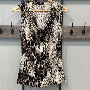 Printed Sleeveless Tops